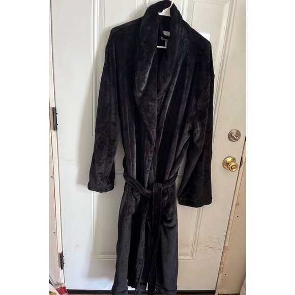 Goodfellow & Co. men’s black belted robe size L/XL - Picture 1 of 6